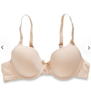 Carisma Everyday T-shirt Bra Nude 38D Demi Coverage Neutral Smooth